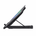 Cooler laptop Trust GXT 1127 Yoozy, pentru laptopuri cu diagonala de pana la 17.3", 2 ventilatoare, viteza rotatie 1500 RPM, interval zgomot 30 dBA - 35 dBA, iluminare RGB, negru - Image 6