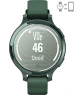 Ceas Garmin Lily 2 Active, display AMOLED, dimensiune afisaj 25,4 mm x 21,3 mm,rezolutie afisaj 240 x 201 pixeli, memorie 8GB, autonomie pana la 9 zile, rezistanta la apa pana la 5 ATM, greutate: 24,4g, ramă Jasper Green şi curea Jasper Green din silicon - Image 3