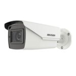 Camera supraveghere Hikvision Turbo HD DS-2CE19H8T-AIT3ZF(2.7-13.5mm); 5MP; 5 Megapixel high-performance CMOS; rezolutie: 2560 (H) × 1944 (V)@ 20fps; iluminare: Color: 0.003 Lux @ (F1.2, AGC ON), 0 Lux with IR; lentila motorizata 2.7 - 13.5 mm; distanta IR: 80metri, EXIR 2.0, smart IR;  true WDR