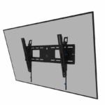Suport perete Neomounts heavy duty, pentru display-uri interactive si ecrane grele de pana la 42-86", sistem de prindere VESA 600x400, greutate maxima suportata 125kg, fix, distanta fata de perete 4.2cm, cu sistem ce permite prinderea/desprinderea usoara a display-ului, securizabil cu lacat (nu este
