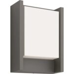 Aplica LED pentru exterior Philips Arbour, 6W (47W), 800 lm, luminacalda(2700K), IP44, 75x166x221mm, Antracit - Image 3