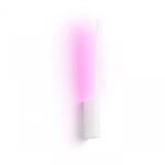 Aplica LED RGB Philips Hue Liane, Bluetooth, 12.2W, 850 lm, luminaalbasi color (2000-6500K), IP20, 55.8cm, Alb