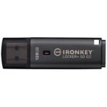 Memorie USB Kingston IronKey Locker+ 50 G2 128 GB, USB Type-A, Negru