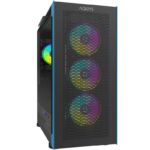 Carcasa Aqirys Sargas, RGB, Mid Tower, Black - Image 2