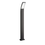 Stalp LED pentru iluminat exterior Philips Splay, 12W, 1100 lm, luminacalda (2700K), IP44, 960x120x160mm, Antracit