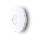 "AX3000 Ceiling Mount Dual-Band Wi-Fi 6 Access Point PORT:1× Gigabit RJ45 Port SPEED:574Mbps at  2.4 GHz + 2402 Mbps at 5 GHz FEATURE: 802.3at POE and 12V DC (Power Adapter is not included), 2×Internal Antennas, 160MHz  Supported, MU-MIMO, Seamless Roaming, Band Steering, Beamforming, Load Balance - Image 2