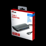 Hub USB Trust Dalyx, 7 porturi USB-C, negru - Image 10