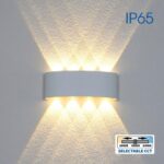 Aplica LED Vivalux ARUBA, 8W, 600 lm, lumina alba(3000K-4000K-6400K), 24°, IP65, 220x80x45mm, 40000h, aluminiu, -25÷+40°C, Alb/Gri