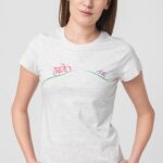 TRICOU CASUAL BICICLETE FAMILIE FEMEI LIGHT GREY-M