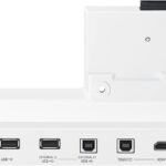Tray conectivitate pentru display interactiv SAMSUNG Flip Pro 55"/65"; USB-C, USB-In, USB-External, Touch-Out, HDMI-In; aduce mufele din spate in fata pentru convenienta.
