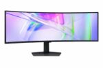 Monitor Samsung 49" LS49C950UAUXEN, Curvature: 1000R, Diagonal (inch): 49, Diagonal (cm): 124.5, Aspect ratio: 32:9, Panel: VA, Resolution: 5120x1440, Refresh Rate: 120Hz, Response time GtG: 5ms, Brightness (max): 350 cd/m², Contrast (static) : 3000:1, Viewing angle: 178°/178°, Colours: 1.07B - Image 4