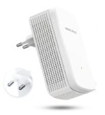 Mercusys Range Extender Wi-Fi 750Mbps, ME20;  Standarde wireless: IEEE 802.11a/n/ac 5 GHz, IEEE 802.11b/g/n 2.4 GHz, Dual-Band 2.4 GHz - 2.5 GHz, 5 GHz, Rata semnal: Până la 750 Mbps (433 Mbps pe 5 GHz, 300 Mbps pe 2.4 GHz), Securitate Wireless: WPA-PSK/WPA2-PSK, Interfață: 1x 10/100Mbps RJ45.