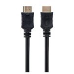 CABLU video SPACER, HDMI (T) la HDMI (T), 1m, conectori auriti, rezolutie maxima 4K (3840 x 2160) la 60 Hz, negru