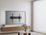 Suport perete TV Serioux 43-100" Tilt 75kg Profil 85mm Material: Otel Finisarea suprafeței: vopsea electrostatica Dimensiune ecran: 43"-100" Compatibilitate VESA: 75x75, 100x100, 100x150, 150x100, 100x200, 200x100, 150x150, 200x200, 200x300, 300x200, 200x400, 400x200, 300x300, 300x400, 400x300 - Image 11