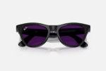 Ray-Ban Meta Skyler AI Glasses Shiny Black/Transitions Amethyst - Image 4