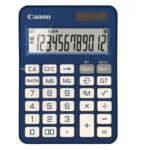 """Calculator birou Canon KS-125KB-BL, Blue, 12 digits, 29 keys, dual power, M+, M-,RM/CM, Tax+, Tax-"""