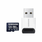 Card de Memorie MicroSDXC Samsung PRO Ultimate C UHS-I U3, V30, A2 + Adaptor USB - Image 2