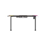 Birou electric Serioux Carbon Pro RGB, reglabil pe inălțime, Dimensiuni blat 1400mm x 700mm, Orientare Cadru: Rectangular, Greutate maxima: 60 kg, Interval de inălțime: 730~ 1210 mm, Segmente coloană: coloană în două etape - Image 3
