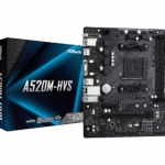 Placa de baza ASRock A520M-HVS, Socket AM4, DDR4, Micro-ATX