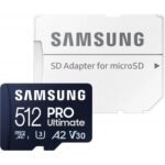 Card de Memorie Micro Secure Digital Card Samsung Pro Ultimate, 512GB, MB-MY128SA/WW, Clasa 10, pana la 200MB/S, cu adaptor - Image 2