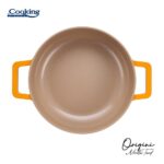 CRATITA ALUMINIU TURNAT + CAPAC 26x8 CM, 3.4L, NICOLAI TAND, ORIGINI, COOKING BY HEINNER - Image 3