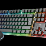 Kit Tastatura + Mouse Trust GXT 838 Azor Gaming Combo, negru