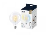 Bec LED inteligent vintage (decorativ) WiZ Connected Filament ClearG125 ,Wi-Fi, E27, 6.7W (60W), 806 lm, lumina alba (2700-6500K),compatibilGoogle Assistant/Alexa/Siri - Image 2