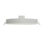Spot LED incastrat Ledvance DOWNLIGHT ALU, 24W, 2760 lm, lumina neutra (4000K),IP44/IK03, 215x43mm, aluminiu, Alb - Image 2