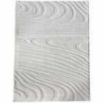 Covor, model in relief,Wave,160x230 Crem