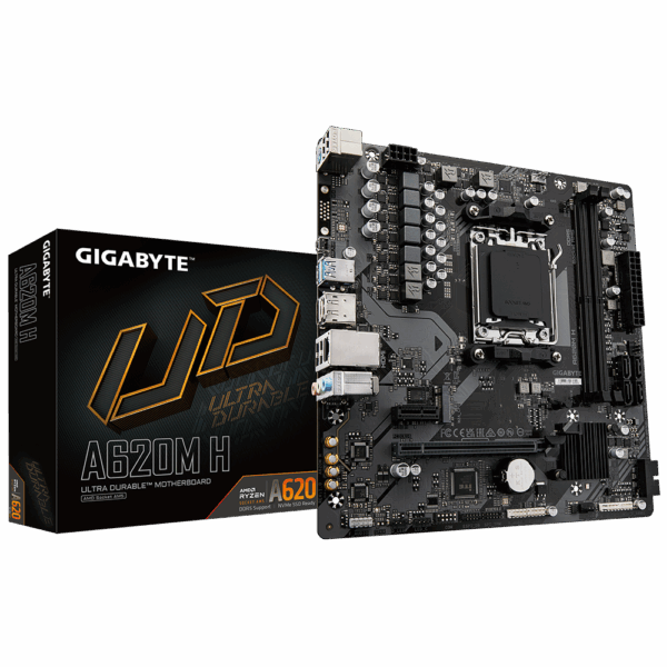 Placa de baza Gigabyte A620M H, Socket AM5, DDR5, Micro-ATX