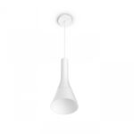 Pendul LED Philips Hue Explore, Bluetooth, E27, 6W (60W), 806 lm ,luminaalba (2200-6500K), IP20, 18.1cm, Metal, Alb, Intrerupator cuvariatorinclus