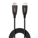 Cablu Lindy HDMI 8k60, fibra optica hybrid, lungime 60m, rezolutie maxima 7680x4320@60Hz 4:2:0 10bit, 3840x2160@120Hz 4:4:4 10bit, latime de banda 48Gbps, negru - Image 4