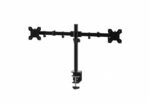 Suport dublu monitor Serioux, MM1903A, mobil, tilt:+/- 90 °, swivel: 180 ° , rotatie 360°, VESA: 75×75 / 100×100mm, compatibilitate 10"-27" , reglabil pe inaltime: 400mm ,extensie braț: 415mm ,greutate maxima suportata 8 kg, culoare negru - Image 4