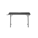 BIROU GAMING SERIOUX RAZOR  Material: MDF și melamină, plastic, oțel Dimensiuni 1200x600x750mm Dimensiuni blat (LxlxA) 1200x600x15mm Greutate suportata 75kg Iluminare ambientală LED cu gradient multicolor Culoare: Negru și negru mat, negru și roșu mat - Image 2