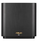 Asus Tri band home Mesh ZENwifi system, XT9, black; 1 pack, 1.7 GHz quad-core processor, 256 MB Flash, 512 MB RAM ; AX7800, Tri-band: 2.4Ghz 2x2, 5Ghz 2x2,5Ghz 4x4, Network Standard: IEEE 802.11a, IEEE, 802.11b, IEEE 802.11g, WiFi 4 (802.11n), WiFi 5 (802.11ac), WiFi 6 (802.11ax), IPv4, IPv6, AX7800