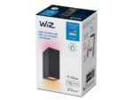 Aplica LED RGB WiZ Up& Down Spots, Wi-Fi,Bluetooth, control vocal,2xGU10, 2x5W, 690 lm, lumina alba si color(2200-6500K), IP20,15x9.2x6.8cm, Metal, Negru - Image 2