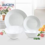 SERVICIU MASA DIN OPAL ALB 19 PIESE, ARIANA, ART OF DINING - Image 2