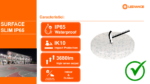 Plafoniera LED pentru baie cu senzor de miscare Ledvance SURFACE SLIM ROUND 200, 19W, 2000 lm, lumina neutra (4000K), IP65/IK10, Ø200x55mm, Alb - Image 3