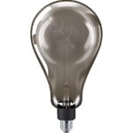 Bec LED vintage (decorativ) Philips Giant A160, EyeComfort, E27 ,6.5W(20W), 200 lm, lumina calda (1800K), dimabil, Fumuriu, 29.3x16.2 cm
