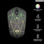 Mouse Gaming Wireless Trust GXT 117 Strike, 1400 dpi, Negru - Image 2