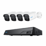 NVR Reolink RLK8-410B4-5MP; NVS8-5MB4 Contine un NVR NVS8 si 4 camere B400 24/7 Stay Protected in 5MP/4MP Super HD Power over Ethernet With 8-Channel NVR 2TB HDD Built-in Audio Recording
