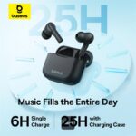 Casti In-ear Baseus Bowie E17, Wireless, Negru - Image 2