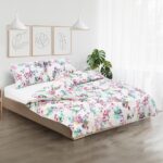 Set de pat king size bumbac,144TC,Sakura - Image 3