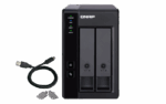 Extensie USB QNAP TR-002 2-Bay, 2.5/3.5 SATA 6Gbps HDD (neincluse), 1xUSB3.11 (type-c), tower, PSU adaptor 36W, garantie 2 ani