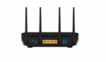 ASUS AX5400 Dual-band Wi-FI 6 Router RT-AX5400,Standarde wireless: IEEE 802.11a, IEEE 802.11b, IEEE 802.11g, WiFi 4 (802.11n), WiFi 5 (802.11ac), WiFi 6 (802.11ax), Procesor: 1.5 GHz tri-core, Memorie: 256 MB Flash, 512 MB RAM, 574+4804 Mbps, 4 x antene externe, Interfata: RJ45 for Gigabits BaseT - Image 3