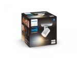 Spot LED extensie Philips Hue Runner, Bluetooth, GU10, 5W, (50W), 350lm ,lumina alba (2200-6500), IP20, 11cm, Metal, Alb - Image 3