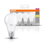 4 Becuri LED Osram Base Classic A, E27, 8.5W (60W), 806 lm, luminacalda(2700K) - Image 2