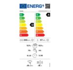 Masina de Spalat cu Uscator Candy ROW4856DWMCT/1-S RapidO, 8+5kg, 1400, DA, BPM, MPS, 6 Digit, WiFi+BT, Steam, White+White + chrome ring - Image 4