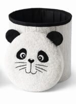 Taburet figurina urs Panda cu capac detasabil, 30x37.5 cm