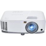 Videoproiector Viewsonic PA503W, WXGA 1280*800, up to FHD (1920x 1080), 3.800 lumeni, 22.000:1, lampa 5.000 ore/ 15.000 ore supereco, zoom 1.1x, dimensiune maxima imagine 300", distanta maxima de proiectie 11 m, 27- 31dB, 2* VGA, compozit, HDMI, audio in/ out, boxa 2W, RS232, USB mini B service, 2.2
